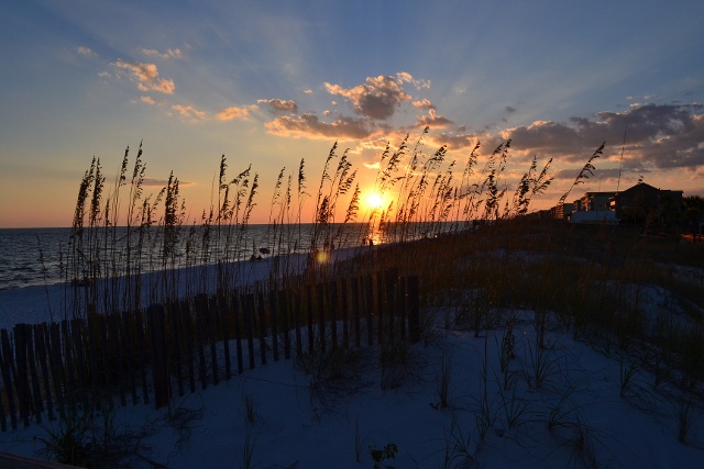 Sunset on the beach