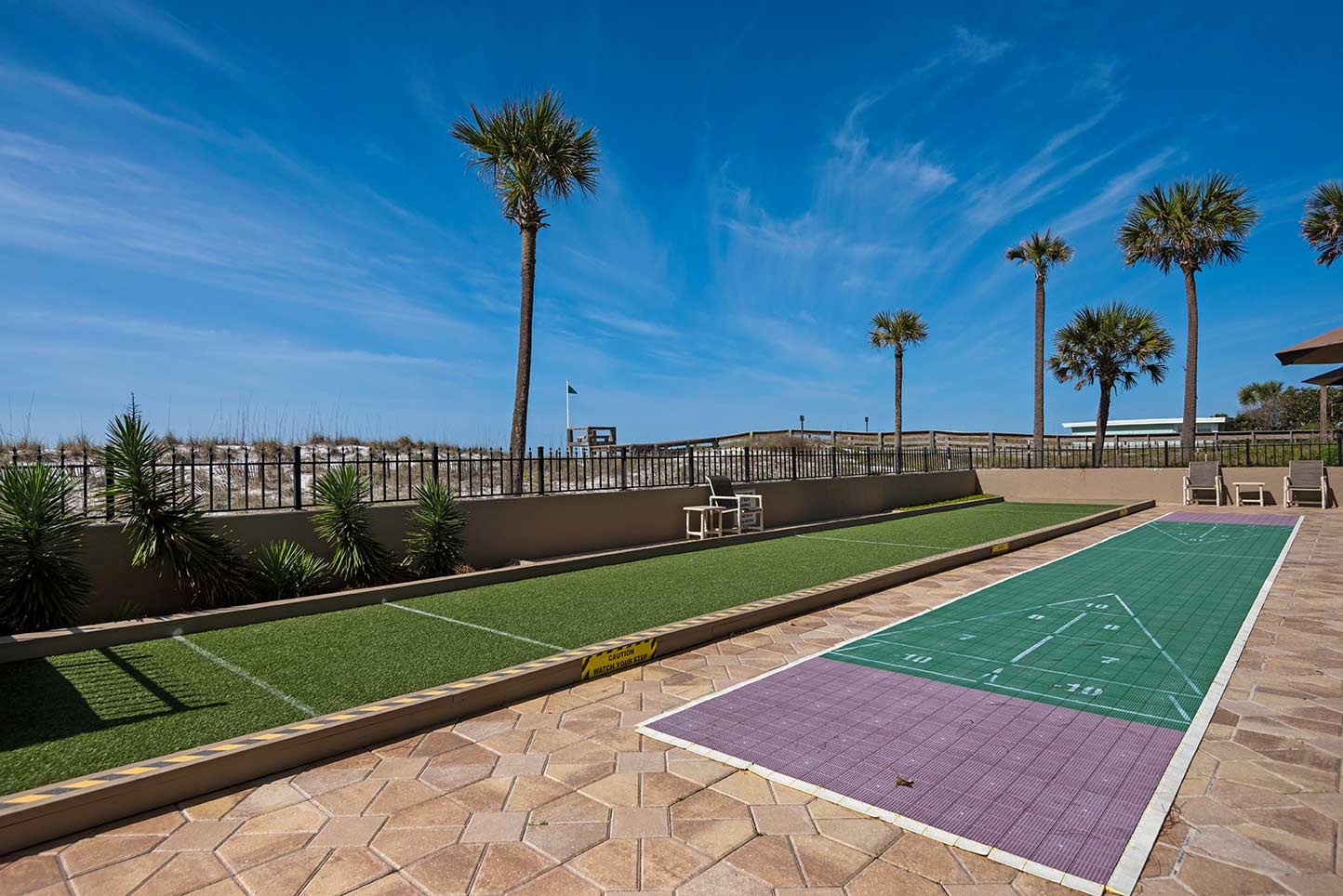 Try the Outdoor Shuffleboard Court The Breakers of Fort Walton Beach