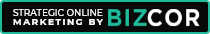 color logo of Bizcor Strategic Marketing